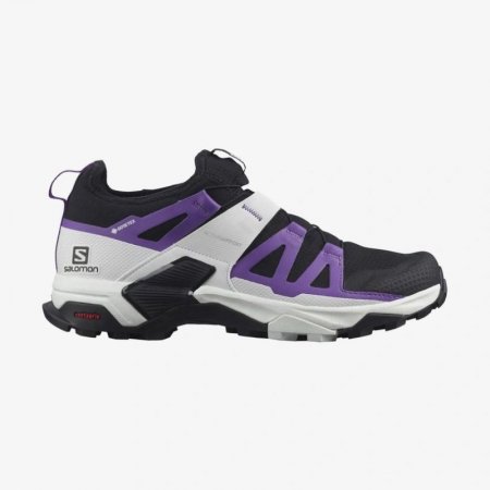 Salomon | Women's X ULTRA PRO GORE-TEX-Black / White / Royal Lilac