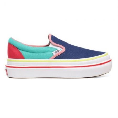 Vans | Women's Ramp Tested Super ComfyCush Slip-On (Ramp Tested) True Navy/Pink Icing