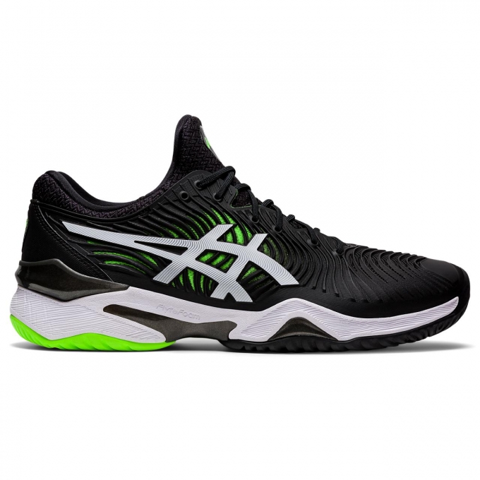 Asics | Men's COURT FF 2-Black/Green gecko