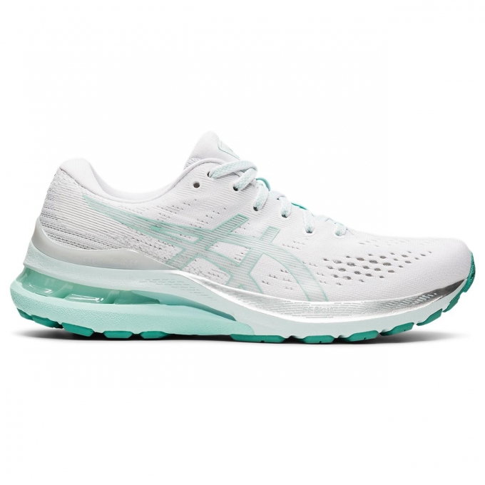 Asics | Women's GEL-KAYANO 28-White/Oasis-green