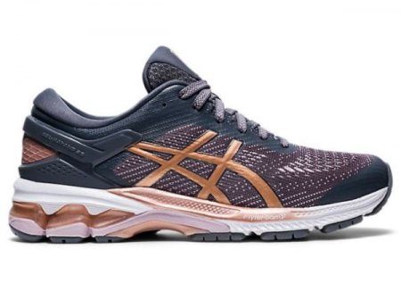 ASICS | FOR WOMEN GEL-KAYANO 26 - Metropolis/Rose Gold