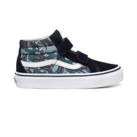 Vans | Kids'Animal Camo Sk8-Mid Reissue V Youth (8-14 years) (Animal Camo) Parisian Night/True White