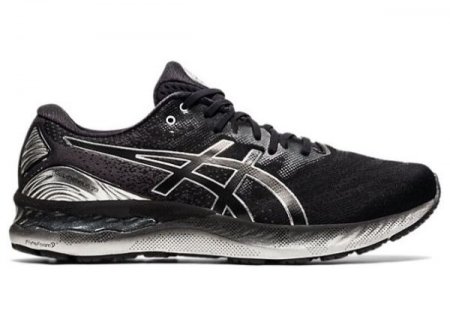 ASICS | FOR MEN GEL-NIMBUS 23 PLATINUM - Black/Pure Silver