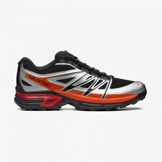 Salomon | Men's XT-WINGS 2-Black / Silver. / Vibrant Orange