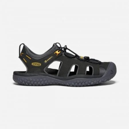 Keen | For Men | SOLR Sandal-Black/Gold