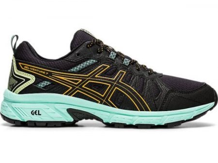 ASICS | FOR WOMEN GEL-VENTURE 7 - Black/Orange Pop