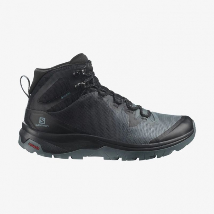 Salomon | Women's VAYA MID GORE-TEX-Stormy Weather / Black / Trooper