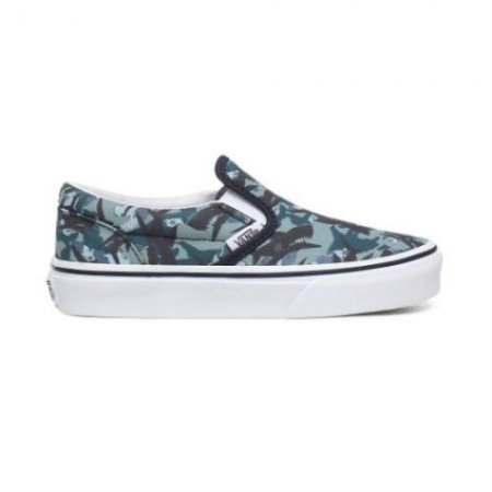 Vans | Kids'Animal Camo Classic Slip-On Youth (8-14 years) (Animal Camo) Parisian Night/True White