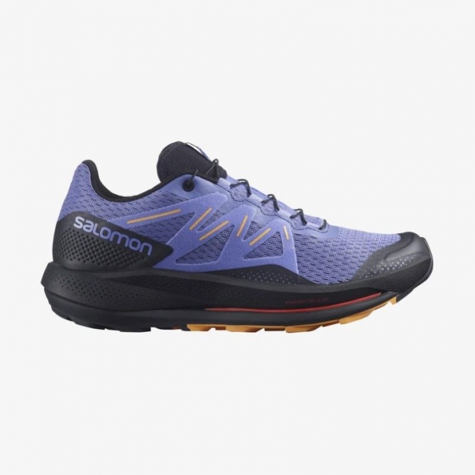 Salomon | Women's PULSAR TRAIL-Velvet Morning / Black / Blazing Orange