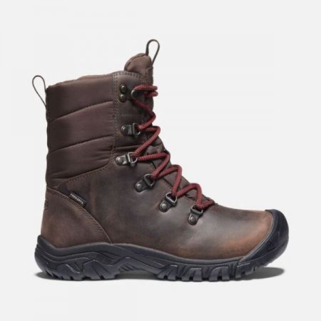 Keen | For Women | Greta Waterproof Boot-Chestnut/Mulch