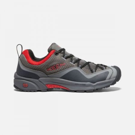 Keen | For Men | Wasatch Crest Vent-Steel Grey/Red Carpet