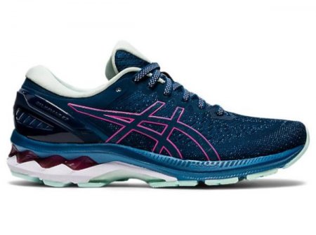 ASICS | FOR WOMEN GEL-KAYANO 27 (2A) - Mako Blue/Hot Pink