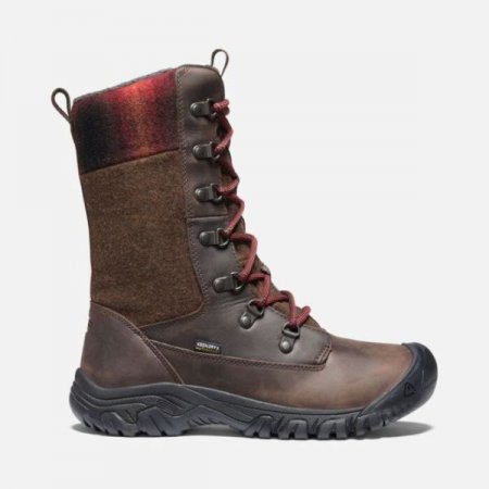 Keen | For Women | Greta Tall Waterproof Boot-Chestnut/Mulch