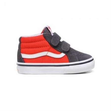 Vans | Kids'2-Tone Sk8-Mid Reissue Toddler (1-4 years) (2-Tone) Grenadine/Periscope