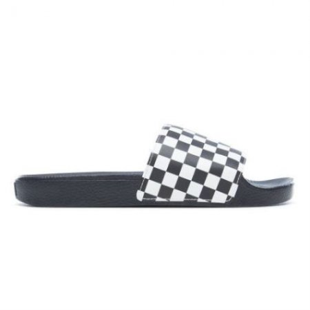 Vans | Men's Checkerboard Slide-On Sandals White