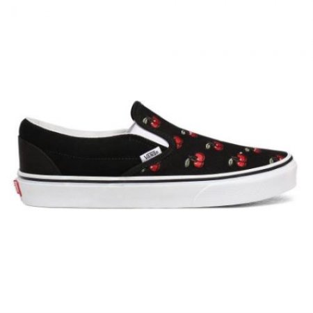 Vans | Women's Cherries Classic Slip-On (Cherries) Black