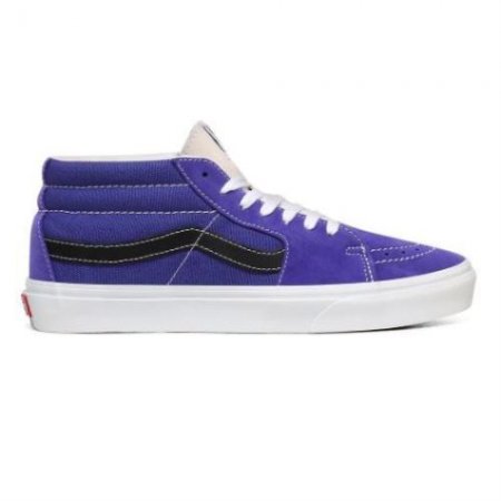 Vans | Men's Retro Sport Sk8-Mid (Retro Sport) Royal Blue/True White