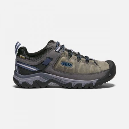 Keen | For Men | Targhee III Waterproof-STEEL GREY/CAPTAIN'S BLUE