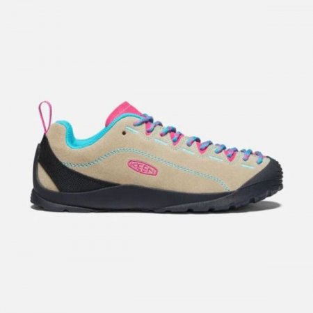 Keen | For Women | Jasper Suede Sneakers-Safari/Pink Peacock