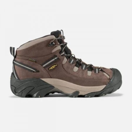 Keen | For Men | Targhee II Waterproof Mid Wide-Shitake/Brindle