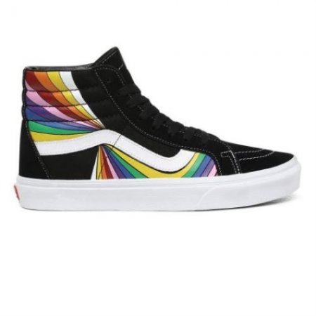 Vans | Men's Refract Sk8-Hi Reissue (Refract) Black/True White/Multi