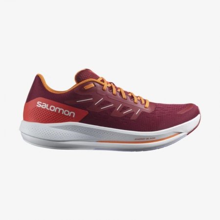 Salomon | Men's SPECTUR-Biking Red / Vibrant Orange / Purple Heather