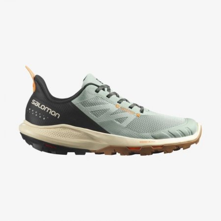 Salomon | Men's OUTPULSE-Wrought Iron / Bleached Sand / Vibrant Orange