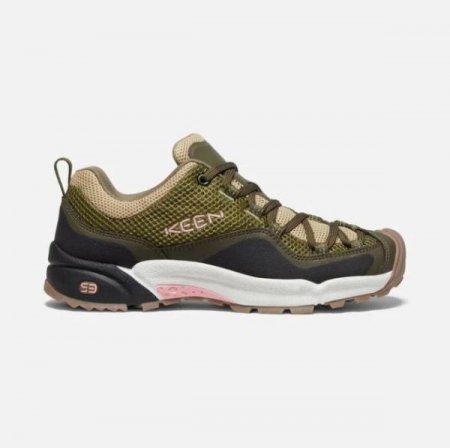 Keen | For Women | Wasatch Crest Vent-Olive Drab/Pink Icing