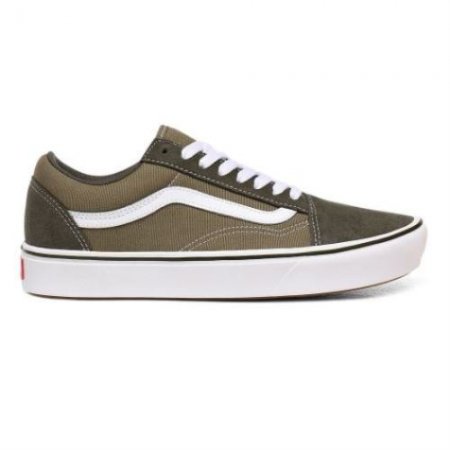 Vans | Men's Suede and Textile ComfyCush Old Skool (Suede/Textile) Grape Lead/Lizard