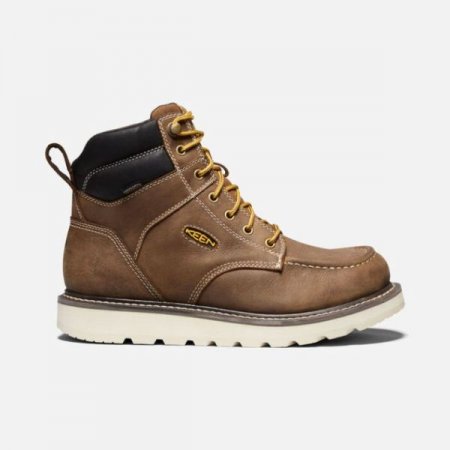 Keen | For Men | Cincinnati 6" Waterproof Boot (Soft Toe)-Belgian/Sandshell