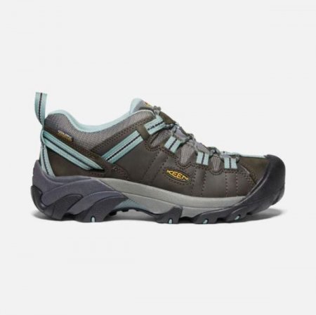 Keen | For Women | Targhee II Waterproof-Black Olive/Mineral Blue