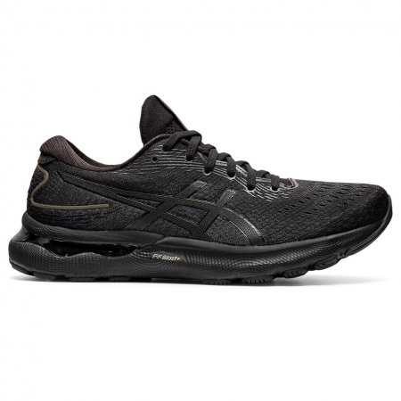 Asics | Men's GEL-NIMBUS 24 (2E)-Black/Black