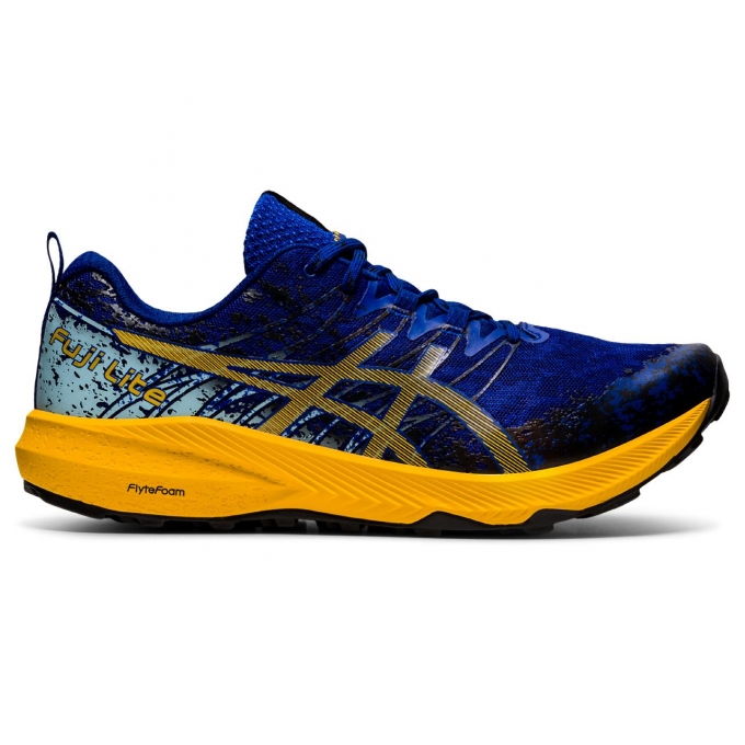 Asics | Men's Fuji Lite 2-Monaco blue/Sunflower