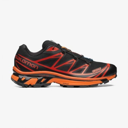 Salomon | Men's XT-6-Black / Magnet / Vibrant Orange