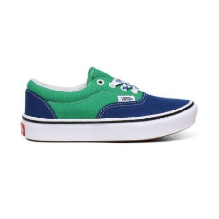 Vans | Kids'Lace Mix ComfyCush Era Kids (4-8 years) (Lace Mix) True Blue/Fern Green