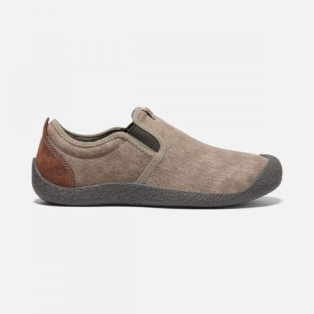 Keen | For Men | Howser Canvas Slip-On-Timberwolf/Bison