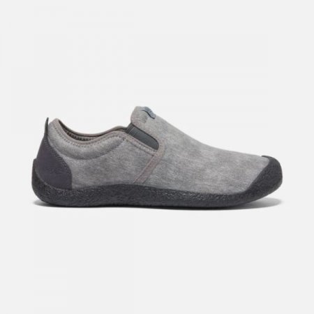 Keen | For Men | Howser Canvas Slip-On-Steel Grey/Magnet