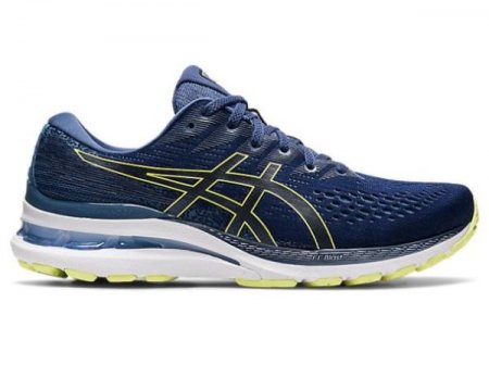 ASICS | FOR MEN GEL-KAYANO 28 - Thunder Blue/Glow Yellow