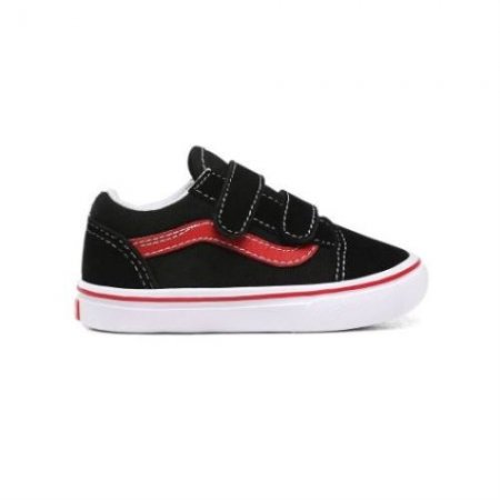 Vans | Kids'Pop ComfyCush Old Skool V Toddler (1-4 years) (Pop) Black/Red