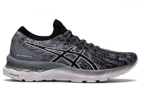 ASICS | FOR WOMEN GEL-NIMBUS 23 KNIT - Sheet Rock/Black