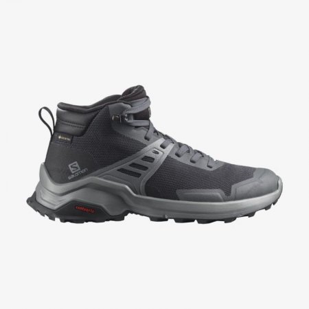 Salomon | Women's X RAISE MID GORE-TEX-Ebony / Black / Quiet Shade