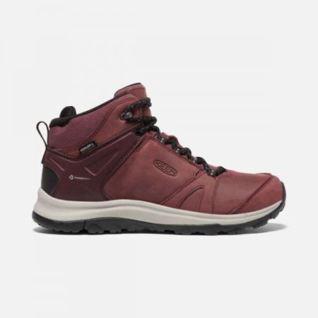 Keen | For Women | Terradora II Leather Waterproof Boot-Wine/Black